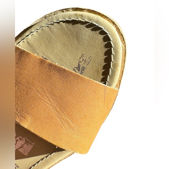 Sorrel Ella Leather Flat Sandals Women’s 9 - Picture 2 of 6